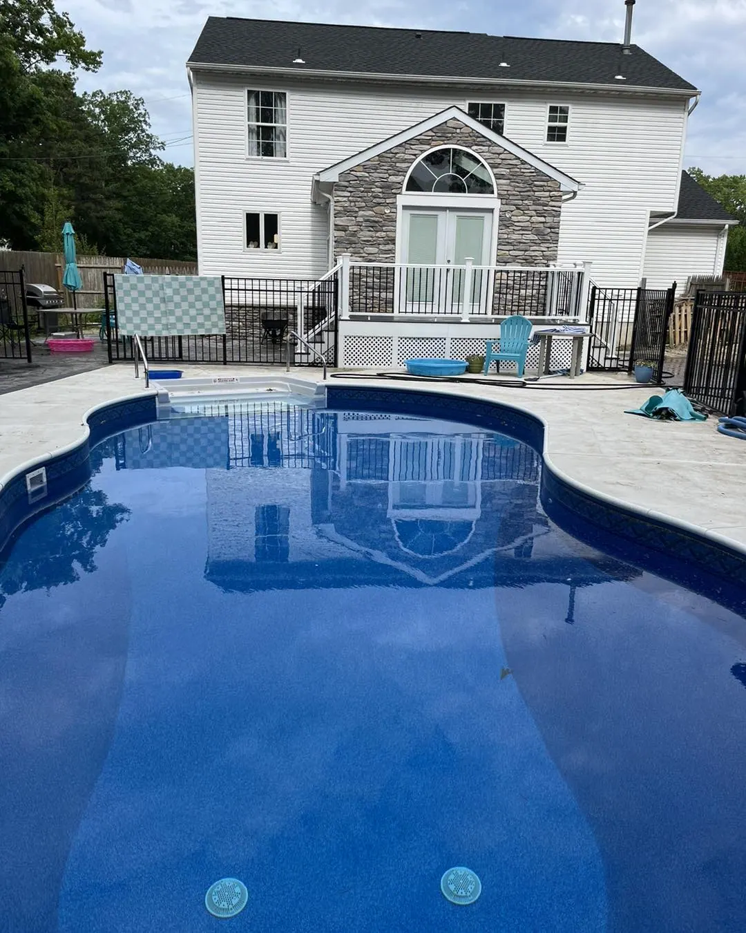 Paver patio and walkway, New Jersey